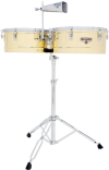 Matador 14 & 15 inch timbales, brass