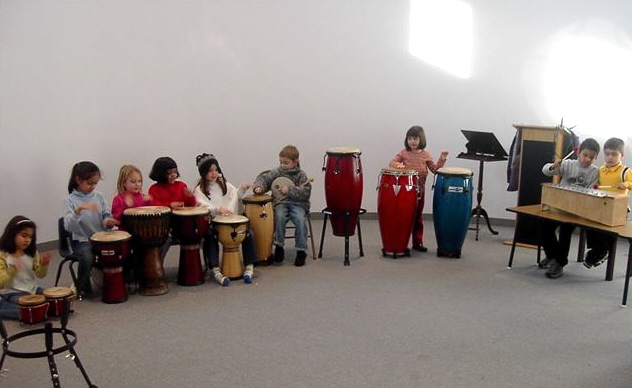music class - drum lesson