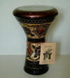 light copper doumbek drum