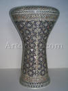 Mother of Pearl Doumbek classic dark