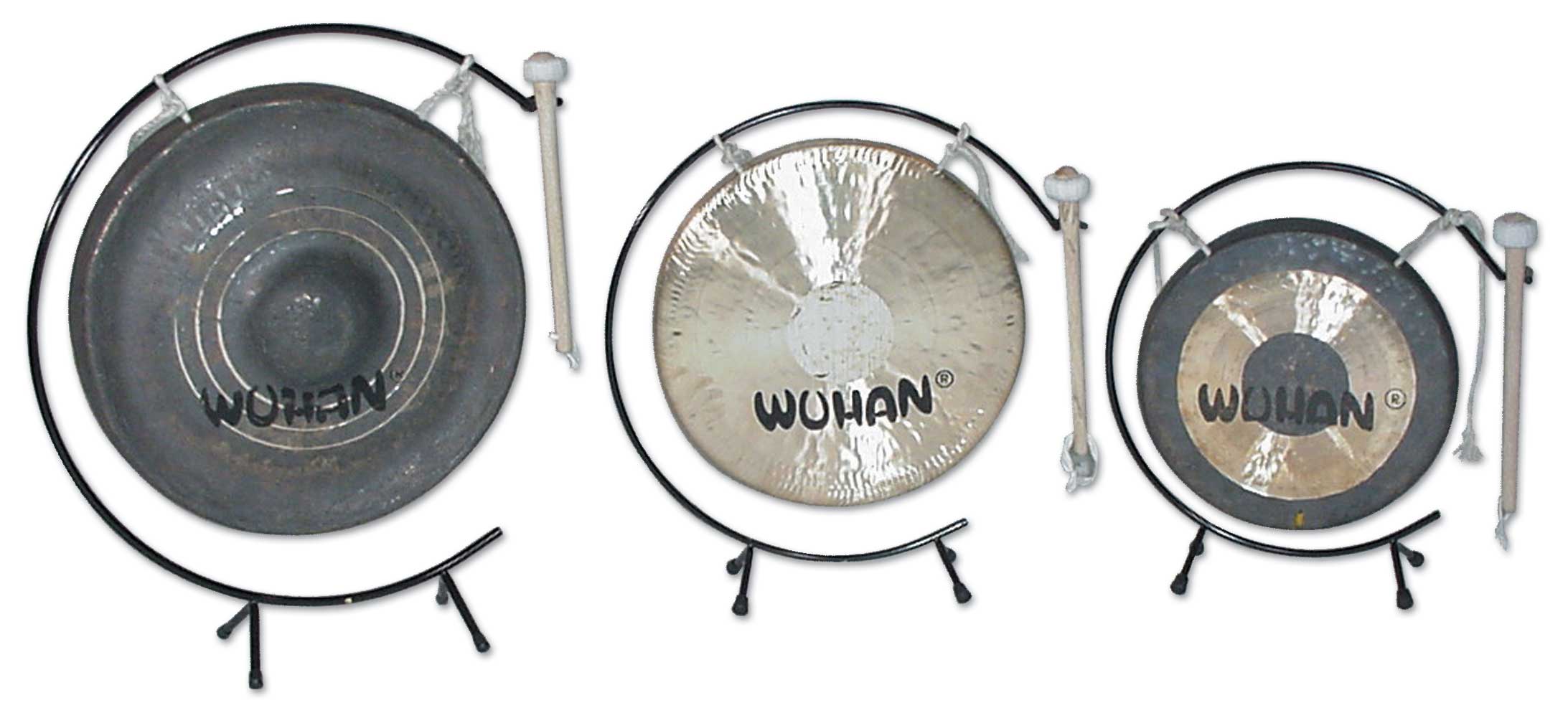 WUHAN GONGS; WUHAN CHAU GONGS; WIND GONGS; OPERA GONGS, PASI GONGS & GONG STANDS