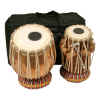 copper tabla set