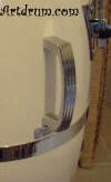 LP conga handle, chrome
