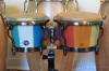 Clamp & wing nut - Low Rider Bongo Stand