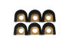 Galaxy Shell Protectors Gold-tone
