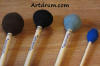 Heavy, Medium, Light, Wind Gong Mallets